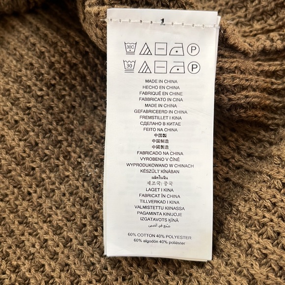 Michael Kors Waffle Knit Cowl Neck Sweater woman’s size S. - Picture 6 of 13